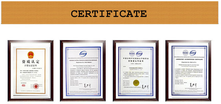 Pirinç borular pərçim certificate